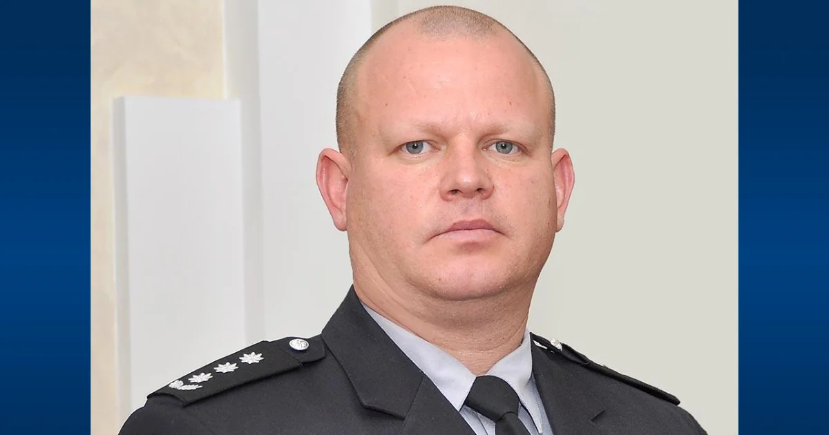 Колишній керівник поліції Сумщини Сергій Чиж у формі