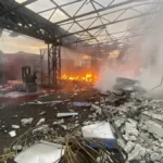 У Харкові після атаки БпЛА поранений чоловік, один зник
