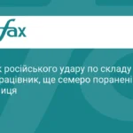 Удар дроном по складу Rozetka: загинув працівник, семеро поранені